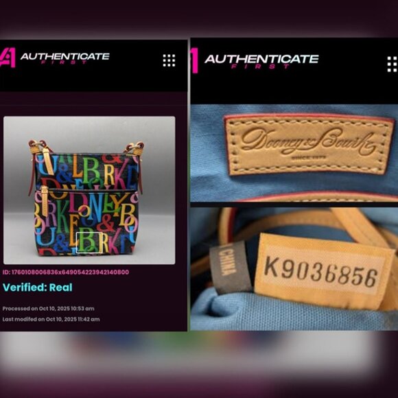 Authentic Dooney & Bourke Grafica Retro Multicolor Crossbody - PRICE IS FIRM - Picture 2 of 12